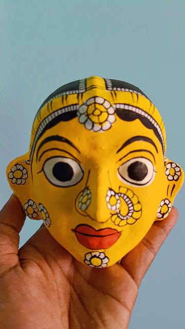 Studio work from the artist's Instagram (@cheriyal_paintings_)